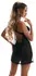 Obsessive Alliane Chemise S/M with Adjustable Straps - Black Set
