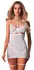 Obsessive Arrowel Chemise White 2XL/3XL Adjustable Lace Design