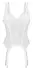 Obsessive Basque Arrowel 2XL/3XL White Lace Adjustable Straps