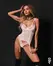 Obsessive Arrowel Basque L/XL - White Lace, Adjustable Straps