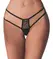 Obsessive Arrowel Black Lace Thong S/M - Double Strap Design