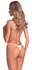 Obsessive Arrowel White Crotchless Thong 2XL/3XL - Lace & Tulle Comfort Fit
