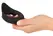 Rebel Vibrating Silicone Performance Ring Black 8.6cm Waterproof USB
