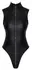 Cottelli BODY Rhinestone Zip XL Matte Look Black High-Cut Thong