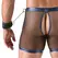 Svenjoyment Bondage Set Net & Metallic Blue - Shirt, Pants & Handcuffs S