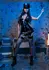Leg Avenue Police Vinyl Costume Set - 5-Piece, Black, With Accessories M