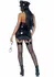 Leg Avenue Police Vinyl Costume Set - 5-Piece, Black, With Accessories M