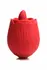 BLOOMGASM French Rose Red Intimate Stimulation Device 10 Modes Silicone