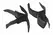 XR Brands Bound Wrist and Ankle Cuffs Black Adjustable Soft Velvet