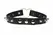 XR Brands Spiked Heart Choker Black Vegan Adjustable 42cm