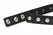 XR Brands Spiked Heart Choker Black Vegan Adjustable 42cm