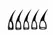 XR Brands Sensory Claw Rings Black Set - 10 Pieces, Multiple Sizes
