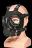 XR Brands Intimate Inhaler Gas Mask Black & White with Adjustable Straps