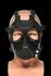 XR Brands Intimate Inhaler Gas Mask Black & White with Adjustable Straps