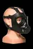 XR Brands Intimate Inhaler Gas Mask Black & White with Adjustable Straps