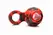XR Brands Hell Hound Silicone Ball Stretcher Sleeve Red 68.6mm