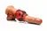 XR Brands Hell Hound Silicone Ball Stretcher Sleeve Red 68.6mm