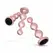 Rosy Gold Metal Plug Set 3 Sizes - Rose Gold, Black Crystal Base