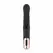 Rosy Gold Rabbit Vibrator Thrusting System Black 13cm USB Rechargeable