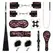 Bedroom Fantasies Bound by Lace 8-Piece Restraint Set Pink