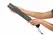 XR Brands Scottish Tawse Black - Vegan Leather Impact Tool, 45 cm