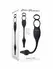 Evolved Novelties Plug & Tug Black Dual Stimulation Silicone System