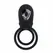 Playboy Just Right Black Dual Silicone Vibrating Ring System