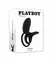 Playboy Just Right Black Dual Silicone Vibrating Ring System