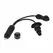 Evolved Novelties Double My Pleasure Black - Dual Motor Intimate System