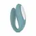 Bloom Jasmine C-Shape Vibrator Green - Soft Silicone, Swipe Control