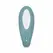 Bloom Jasmine C-Shape Vibrator Green - Soft Silicone, Swipe Control