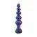 Hueman Galaxy Force Remote-Controlled Vibrating Beaded Plug Black