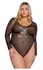 Playboy Lingerie Sparkling Bunny Teddy Mesh & Satin with Rhinestones