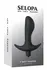 SELOPA P-SPOT TRAINER Silicone Vibrating Plug 12.7cm Black