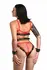 XR Brands Body Harness for Women Black Adjustable Faux Leather