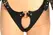 XR Brands Body Harness for Women Black Adjustable Faux Leather