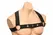 XR Brands Chest Harness & Arm Bands Black Adjustable Set 89-102cm