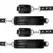 Bedroom Fantasies Cuffs & Hogtie Set Black - Adjustable PU Leather System