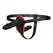 Fetish Collection Double Silicone Intimate Set Adjustable Black Harness
