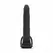 Men Only Black Intimate Device with Dual Stretch Rings, Curved Design