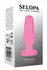 Petite Plug малък силиконов анален разширител, черен, 7,3 см