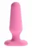 Petite Plug малък силиконов анален разширител, черен, 7,3 см