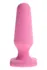 Petite Plug малък силиконов анален разширител, черен, 7,3 см