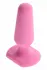 Petite Plug малък силиконов анален разширител, черен, 7,3 см