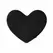 Bedroom Fantasies Heart-Shaped Positioning Pillow Black Soft Support