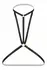 Obsessive Strappy Harness Bralette Black - Adjustable Elastic Fashion Accessory