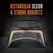 Blush Temptasia Surrender Intimate Chair Black Adjustable 136kg Max Load