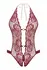 Christine Body Basic Instinct Lace Bodysuit Gold Details S/M