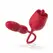 Teazers Rose Multifunctional Vibrator with Thrusting and Licking System Pink