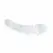 Gildo No. 31 Double-Ended Glass Intimate Massager, Curved, Transparent
